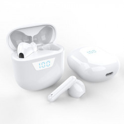 Ecouteurs stereo Bluetooth 5.0 avec affichage numerique a LED et...