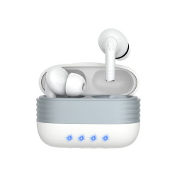 Ecouteurs stereo Bluetooh intra - auriculaires - Blanc