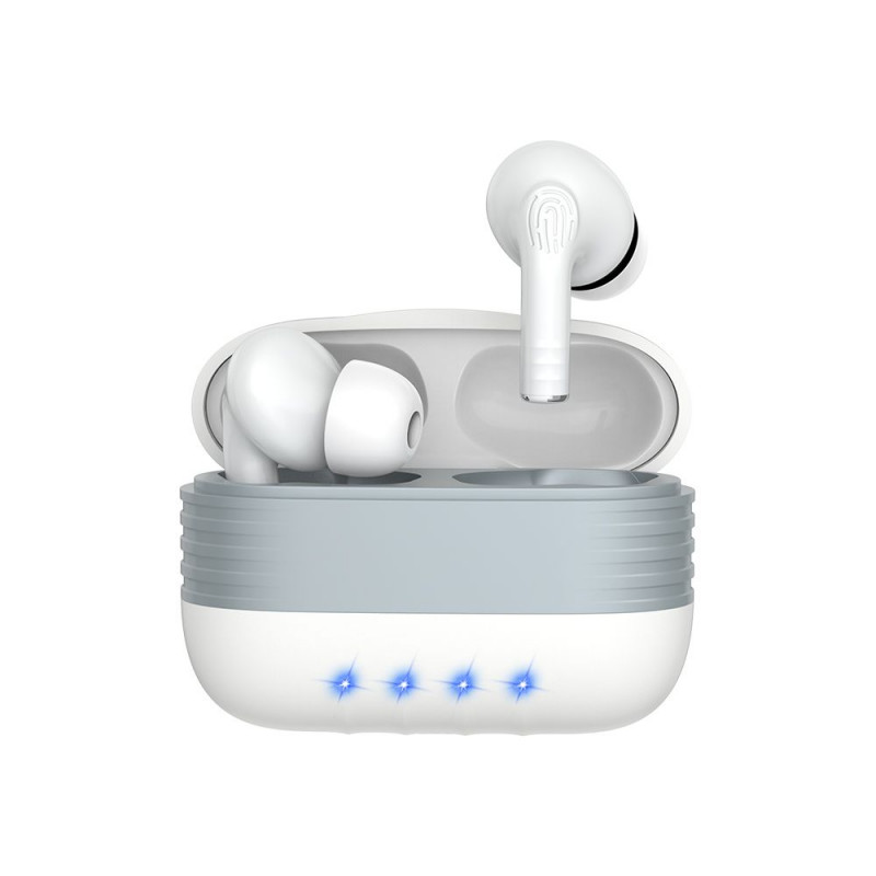 Ecouteurs stereo Bluetooh intra - auriculaires - Blanc