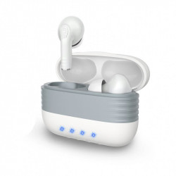 Ecouteurs stereo Bluetooh intra - auriculaires - Blanc