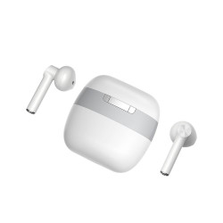 Ecouteurs stereo Bluetooh - Blanc