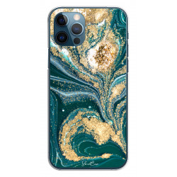 Coque pour iPhone 12/12 PRO - Marbre vert