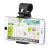 Support voiture universel avec fixation volant - Noir