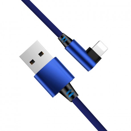 Câble Lightning Coude - Bleu