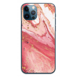 Coque pour iPhone 12/12 PRO - Marbre corail