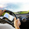 Support voiture universel avec fixation volant - Noir