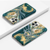 Coque protectrice avec impression 360 et finition soyeuse + anneau...