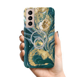 Coque protectrice avec impression 360 et finition soyeuse + anneau...