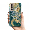 Coque protectrice avec impression 360 et finition soyeuse + anneau...