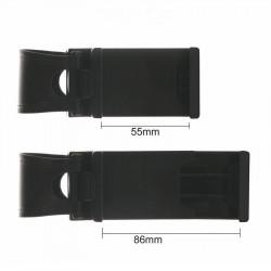 Support voiture universel avec fixation volant - Noir