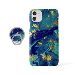 Coque protectrice avec impression 360 et finition soyeuse + anneau...