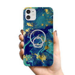 Coque protectrice avec impression 360 et finition soyeuse + anneau...
