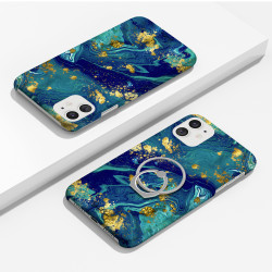 Coque protectrice avec impression 360 et finition soyeuse + anneau...