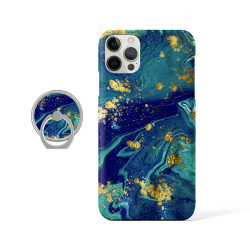 Coque protectrice avec impression 360 et finition soyeuse + anneau...