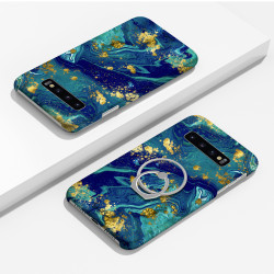 Coque protectrice avec impression 360 et finition soyeuse + anneau...