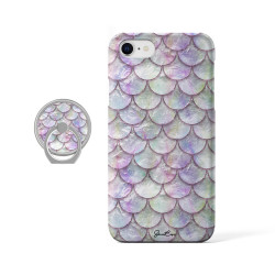 Coque protectrice avec impression 360 et finition soyeuse + anneau...