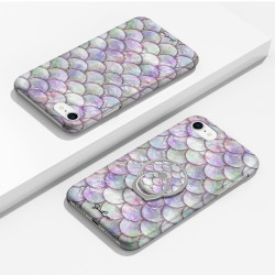 Coque protectrice avec impression 360 et finition soyeuse + anneau...