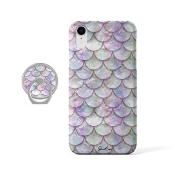 Coque protectrice avec impression 360 et finition soyeuse + anneau...