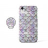 Coque protectrice avec impression 360 et finition soyeuse + anneau...