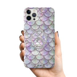 Coque protectrice avec impression 360 et finition soyeuse + anneau...