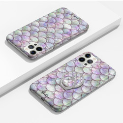 Coque protectrice avec impression 360 et finition soyeuse + anneau...