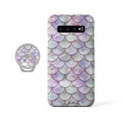 Coque protectrice avec impression 360 et finition soyeuse + anneau...