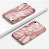 Coque protectrice avec impression 360 et finition soyeuse + anneau...