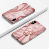 Coque protectrice avec impression 360 et finition soyeuse + anneau...