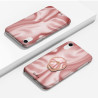 Coque protectrice avec impression 360 et finition soyeuse + anneau...