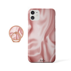 Coque protectrice avec impression 360 et finition soyeuse + anneau...