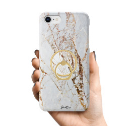 Coque protectrice avec impression 360 et finition soyeuse + anneau...