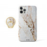 Coque protectrice avec impression 360 et finition soyeuse + anneau...