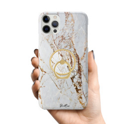 Coque protectrice avec impression 360 et finition soyeuse + anneau...