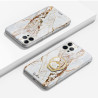 Coque protectrice avec impression 360 et finition soyeuse + anneau...