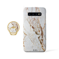 Coque protectrice avec impression 360 et finition soyeuse + anneau...