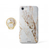 Coque protectrice avec impression 360 et finition soyeuse + anneau...