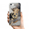 Coque protectrice avec impression 360 et finition soyeuse + anneau...