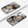 Coque protectrice avec impression 360 et finition soyeuse + anneau...
