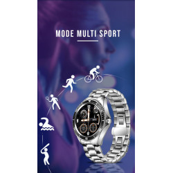 Montre intelligente Bluetooth de luxe 1,28 pouces avec ecran...