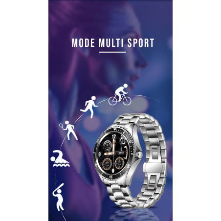 Montre intelligente Bluetooth de luxe 1,28 pouces avec ecran...