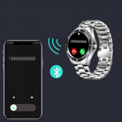 Montre intelligente Bluetooth de luxe 1,28 pouces avec ecran...