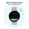 Montre intelligente Bluetooth etancheite IP68 avec ecran tactile ...