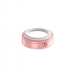 Support anneau lumineux LED pliable pour 2 mobiles avec trepied et...