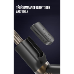 Support anneau lumineux LED multicolors avec fonction perche...