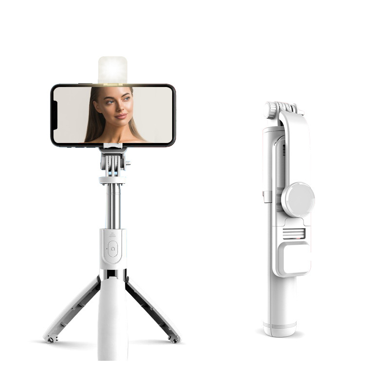 Mini trepied pliable Selfie Stick Bluetooth avec telecommande et...
