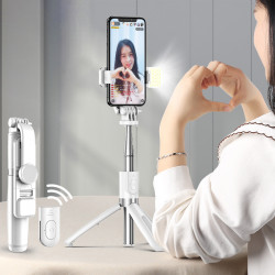 Mini trepied pliable Selfie Stick Bluetooth avec telecommande et...