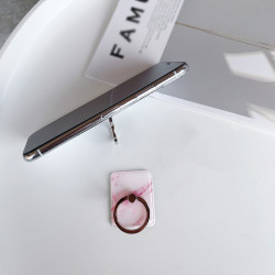 Support anneau universel en metal rotatif 360 - Marbre rose