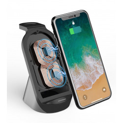 Support de charge 3 en 1 pour mobile, Airpods et Apple Watch 15W ...