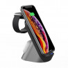 Support de charge 3 en 1 pour mobile, Airpods et Apple Watch 15W ...