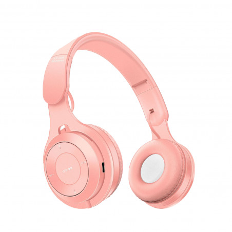 Casque audio Bluetooth 5.0 - Rose